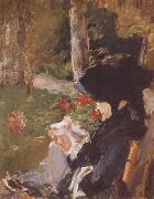 Edouard Manet Manet-s Mother in the Garden at Bellevue oil painting artist